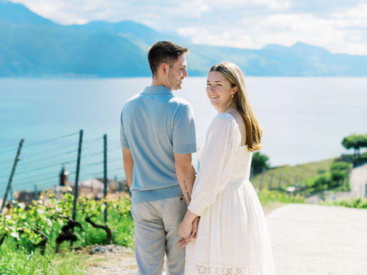 A Dream Proposal and Engagement Photoshoot on Lake Geneva