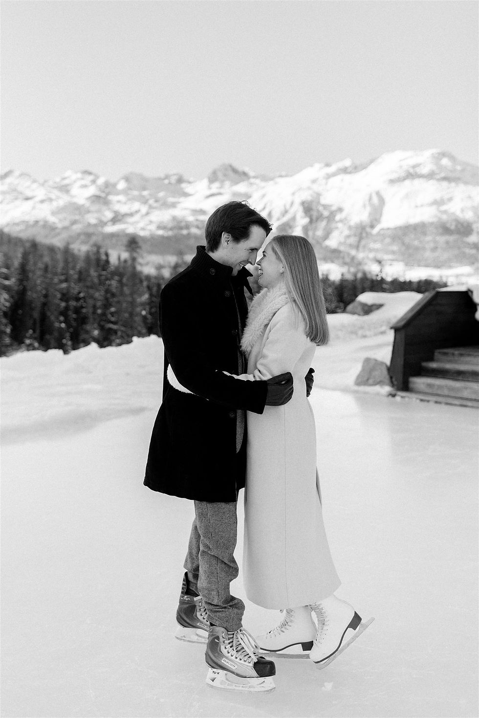 post wedding couple photoshoot in Engadin at Grand Kronenhof Pontresina