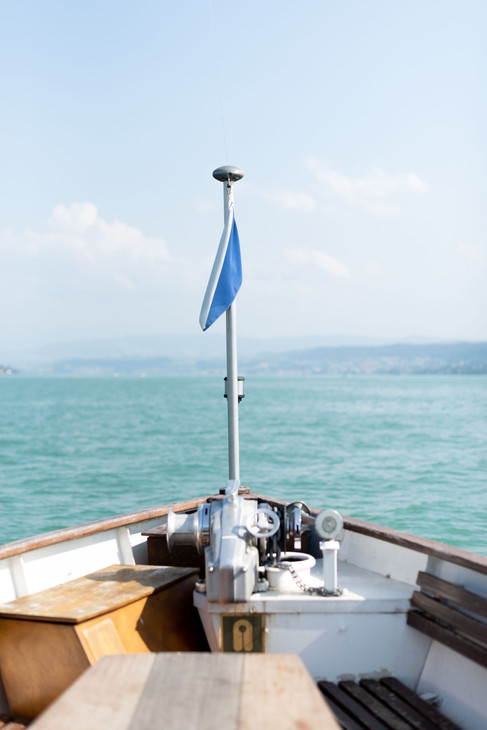 Civil wedding, Zurich Switzerland, boat on Lake Zurich