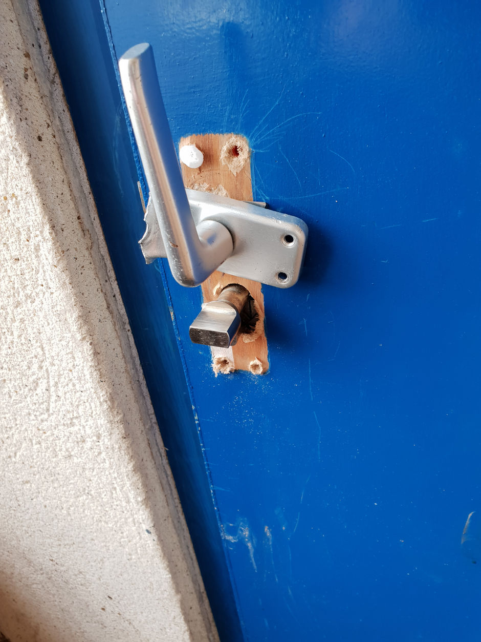 Broken locks??...Attempted burglary??