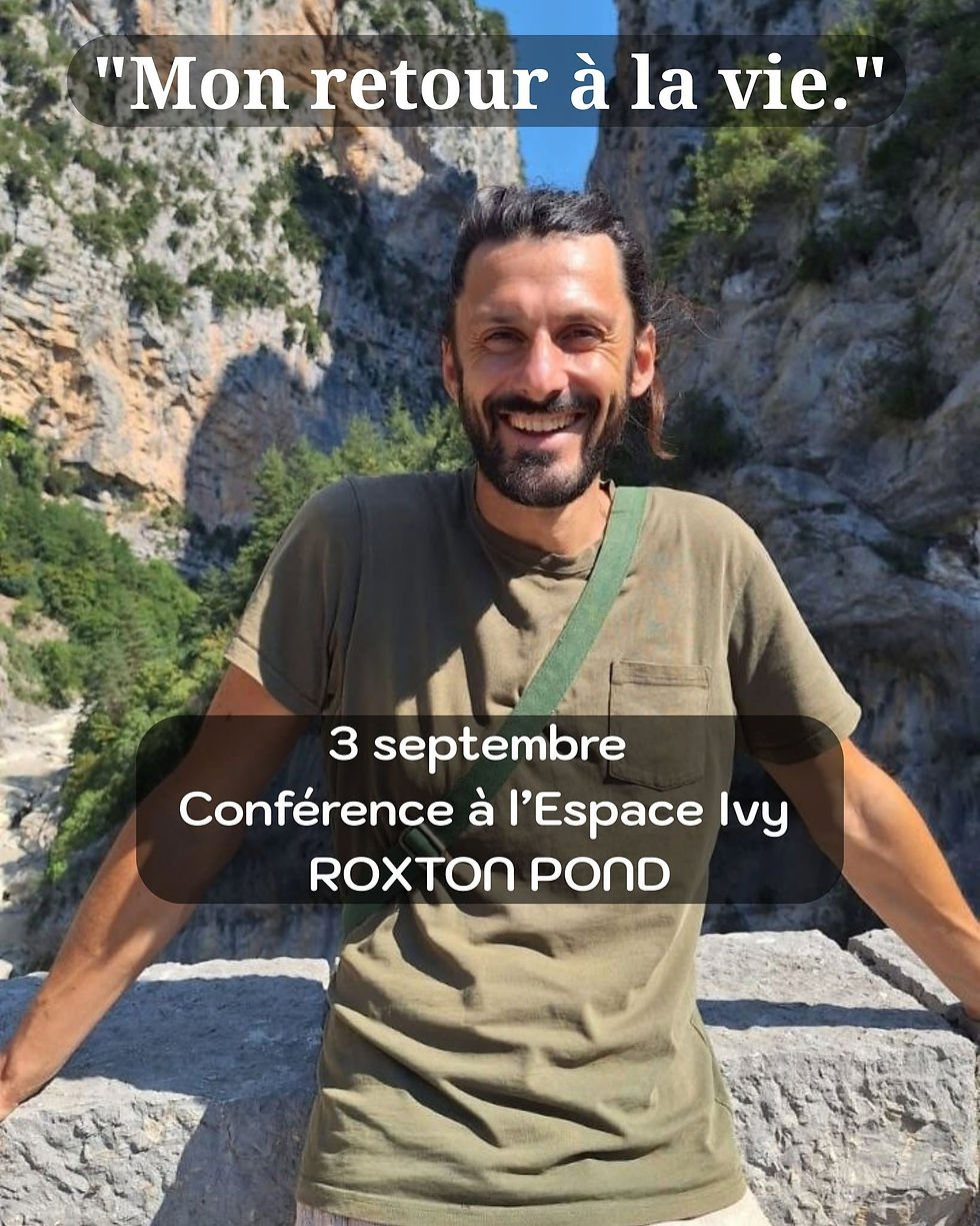Conférence - Mon expérience de vie après une mort imminente.