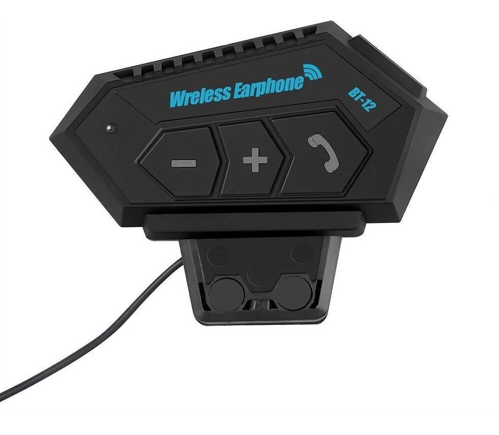 Miniatura: Intercomunicador Inalámbrico Bluetooth De Casco Moto Bt-12