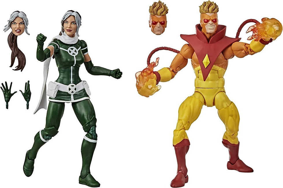 Miniatura: Figuras Marvel Legends Series X-men Marvel's Pyro And Rogue