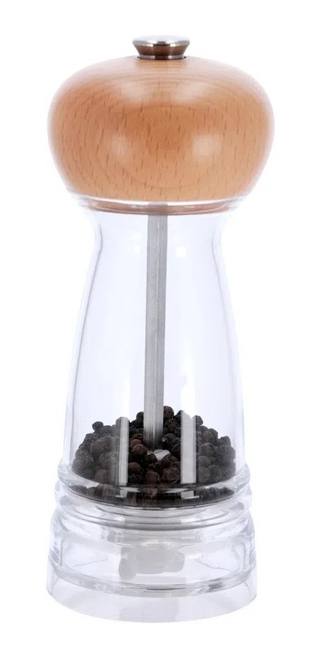 Molinillo De Sal Y Pimienta En Acrilico Y Madera 200g