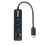 Miniatura: Hub Tipo C A Usb 3 Puertos 2.0 + Lector De Tarjeta Micro Sd