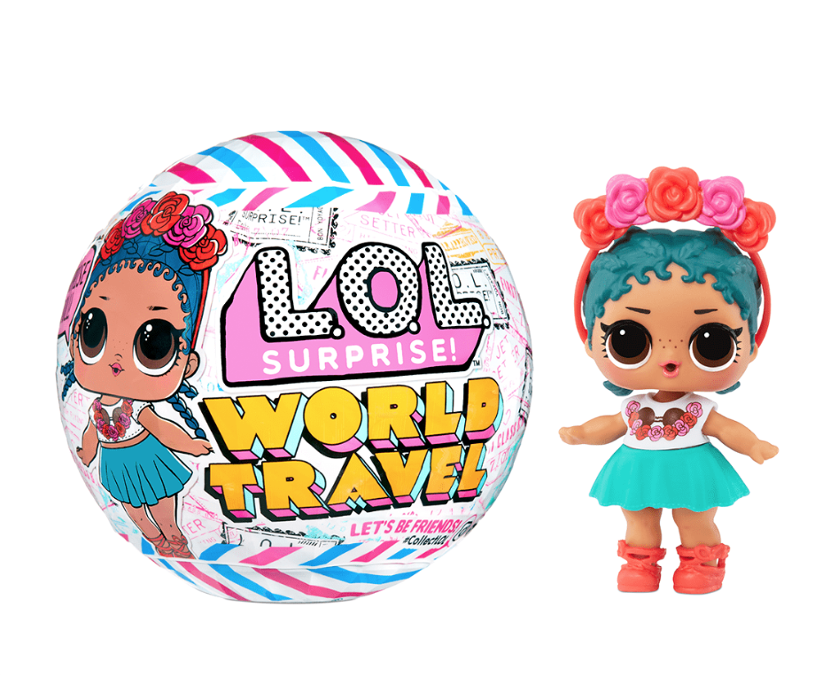 Set De Muñecas Lol Surprise - World Travel Viajera + 8 Sorp 576013euc