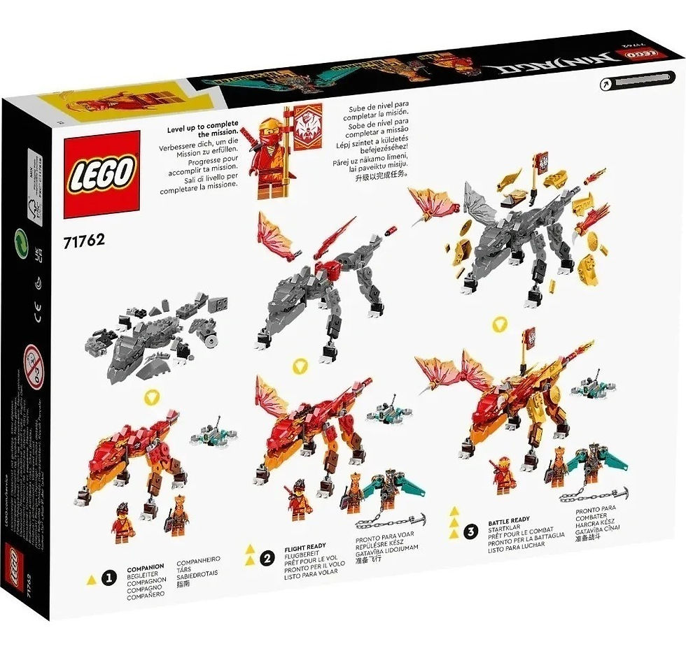 Miniatura: Set Lego Ninjago Dragón Del Fuego Evo De Kai 71762