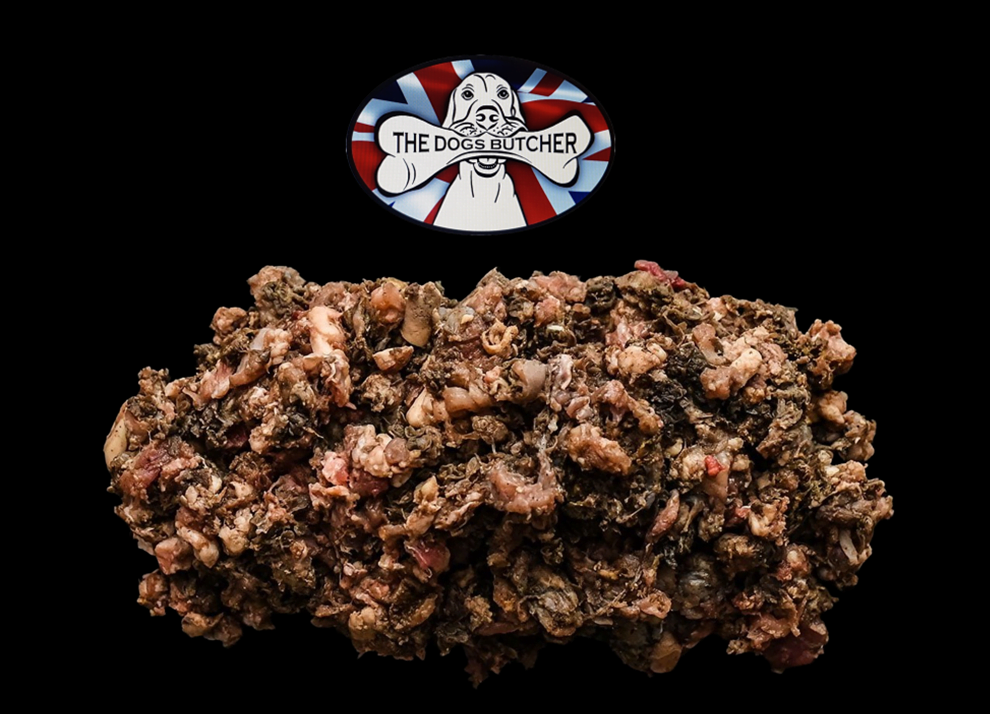 The Dogs Butcher Ox Tripe with Duck 80.10.10 1kg