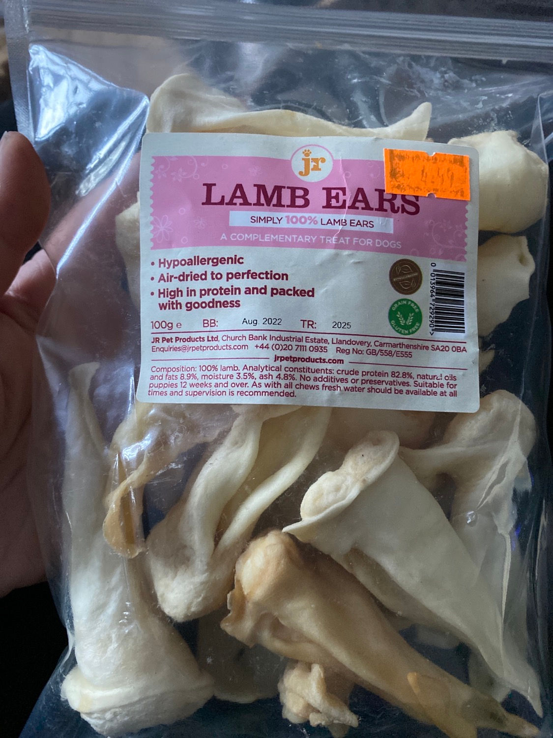 JR Lamb Ear 100g