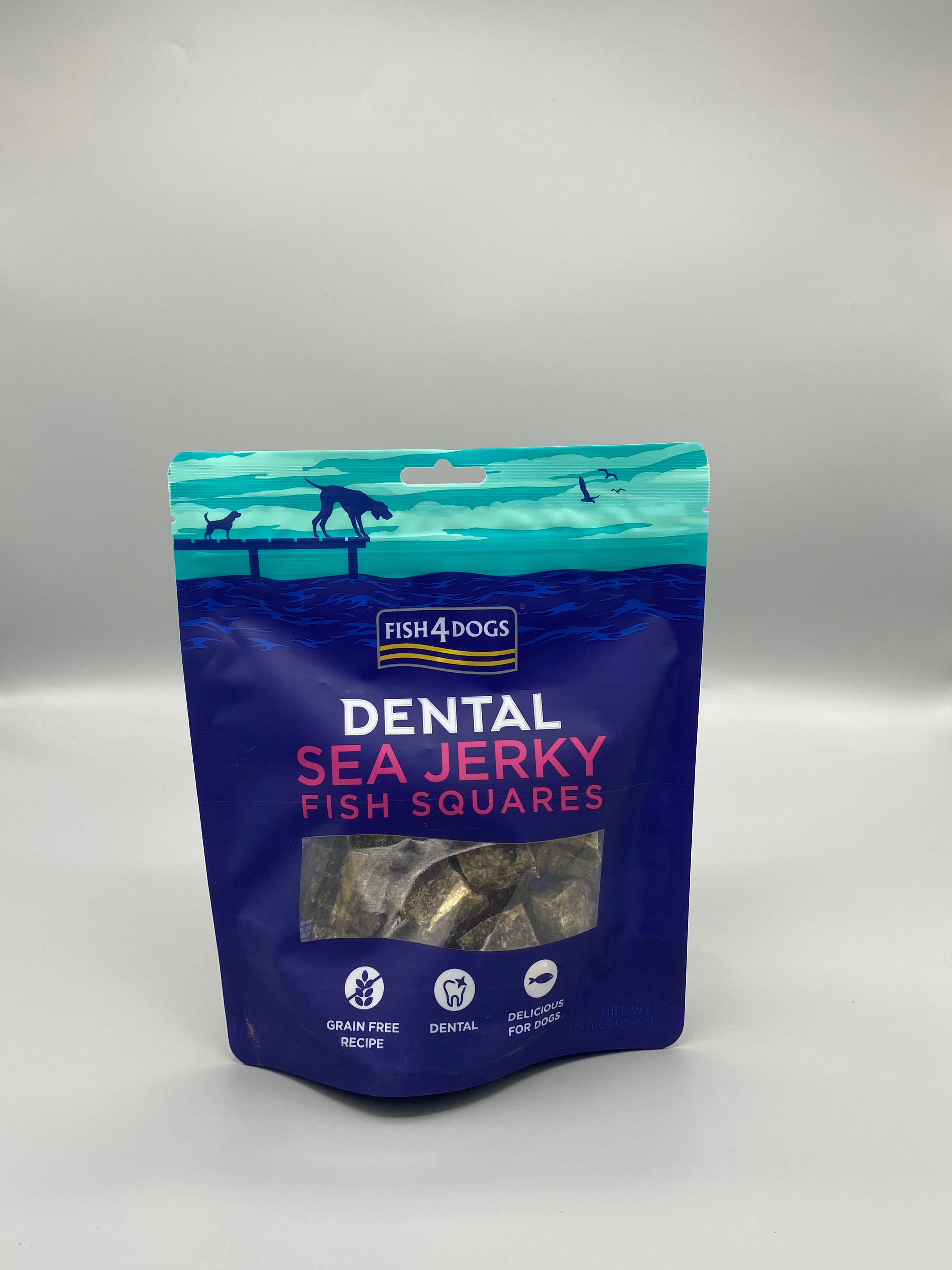 Fish4Dogs Sea Jerky Fish Squares 115g