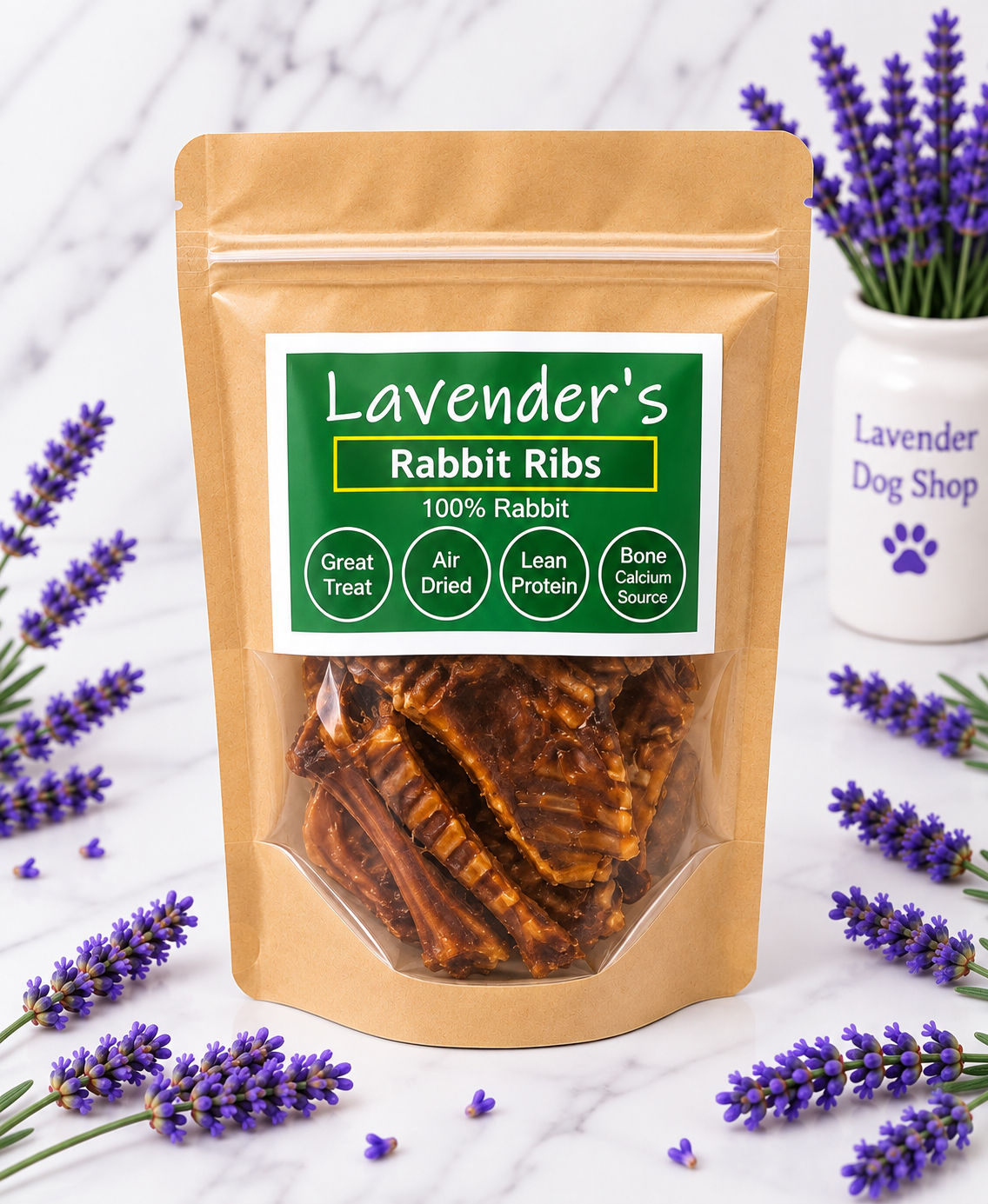 Lavenders Rabbit Ribs X4
