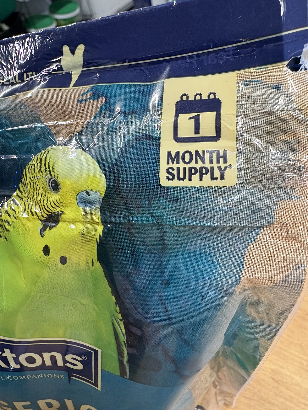 Thumbnail: Bucktons Budgerigar food with spirulina 500g