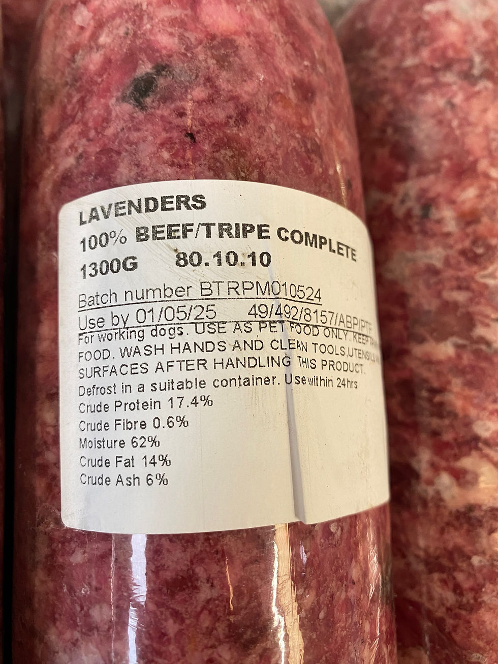 Thumbnail: Lavenders Raw 1.3kg sausage (mixture/random flavours) 
