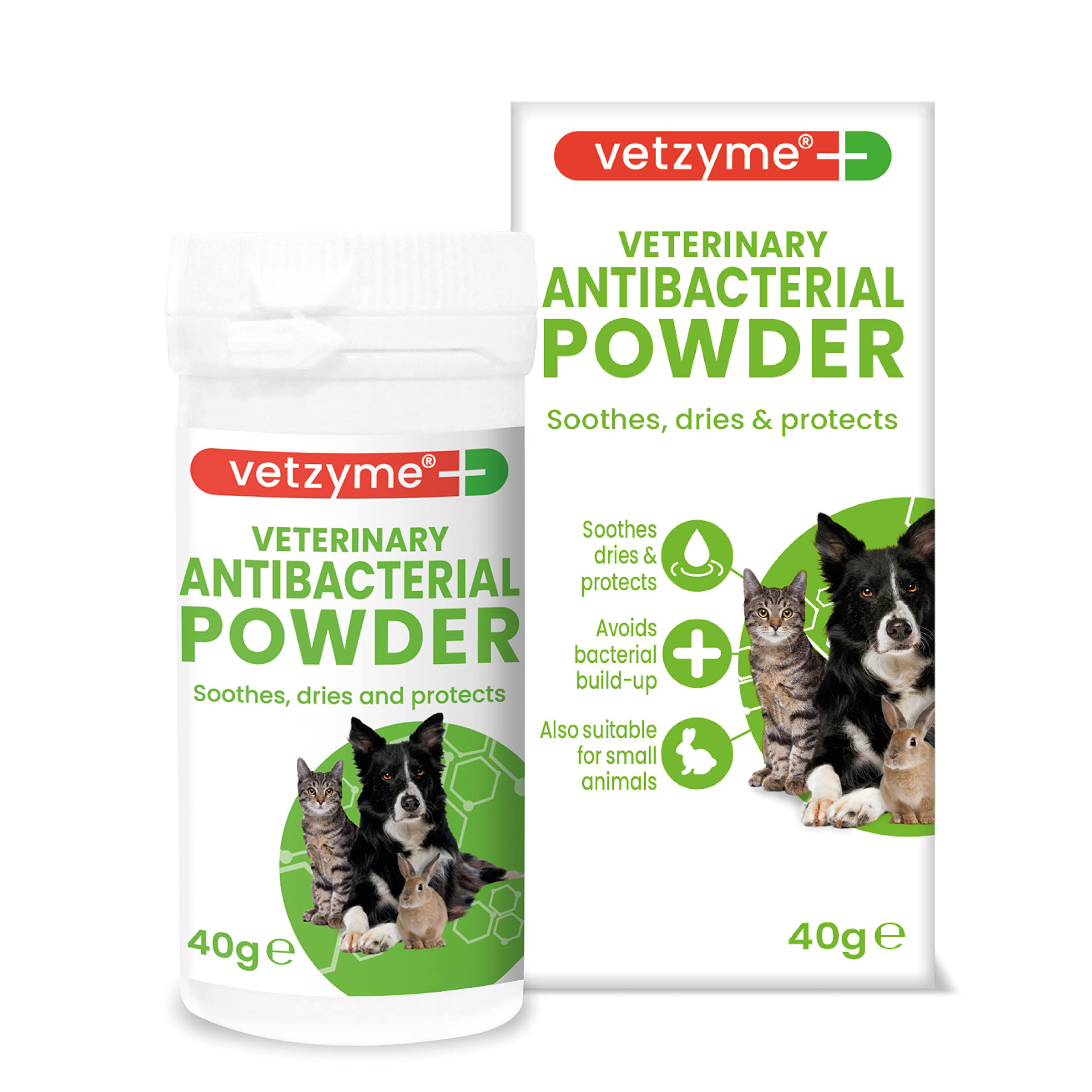 Vetzyme Anti-Bacterial Powder 40g