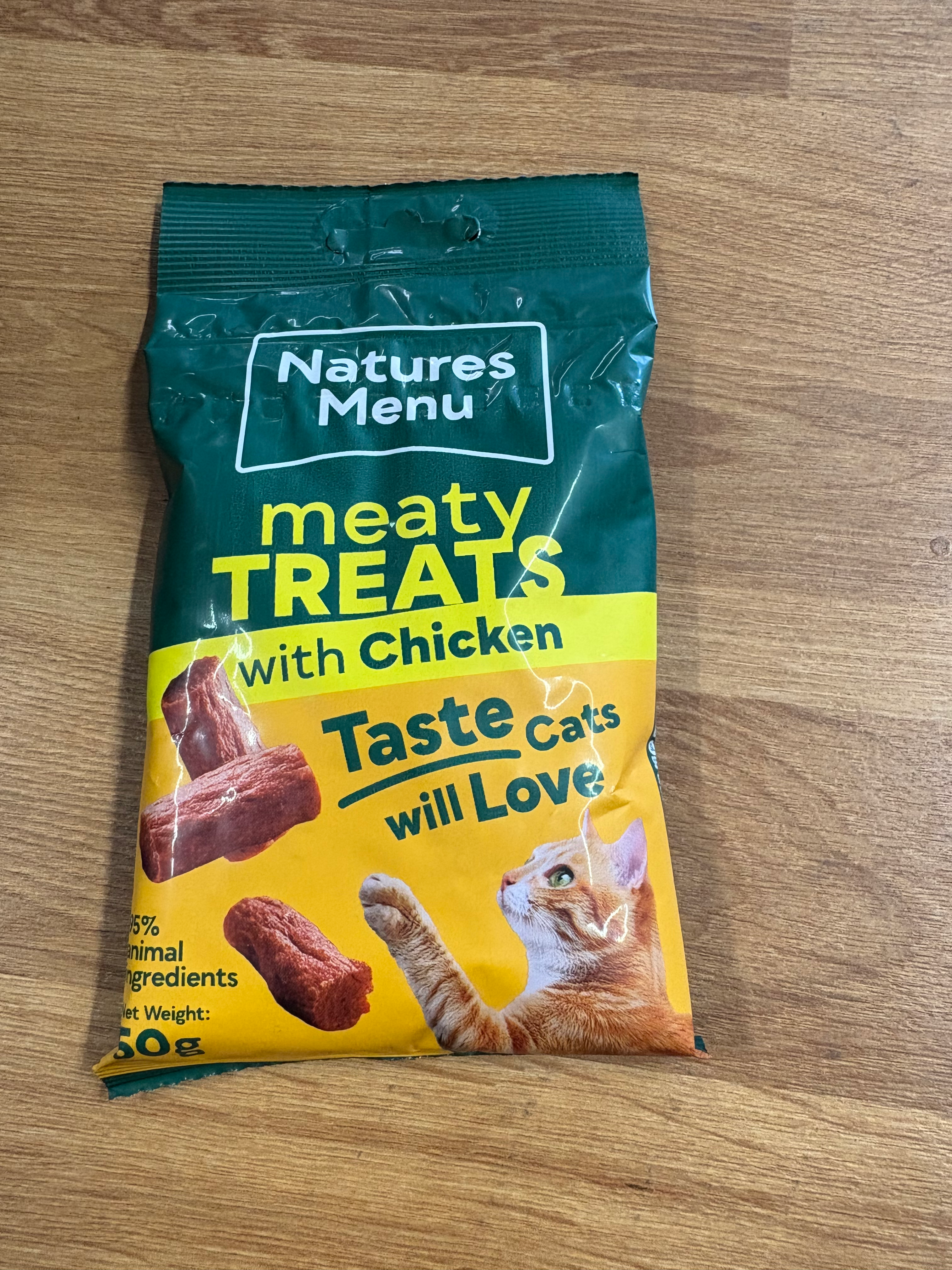 Natures Menu Cat Chicken Treats 50g