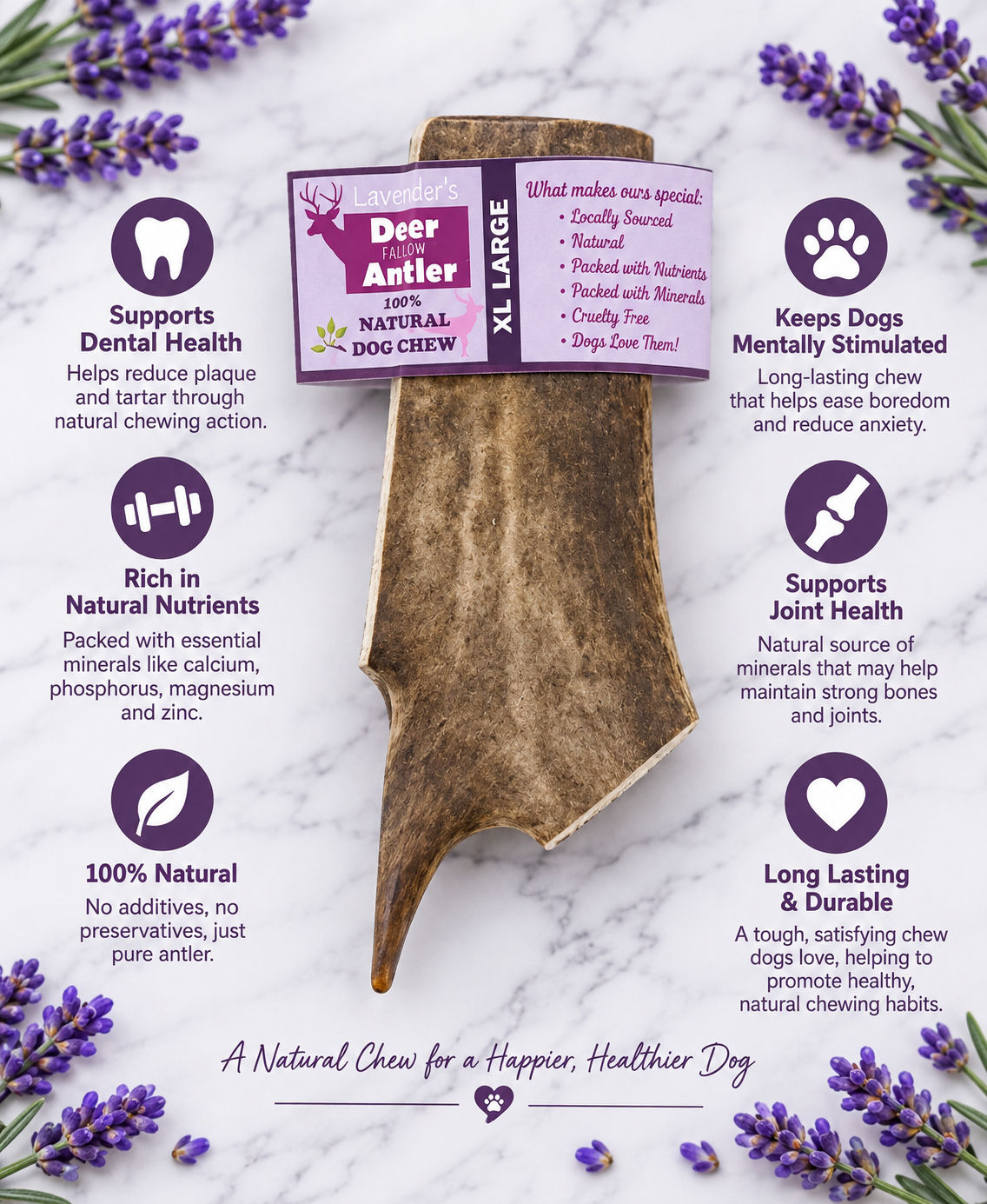 Lavender’s Fallow Antler