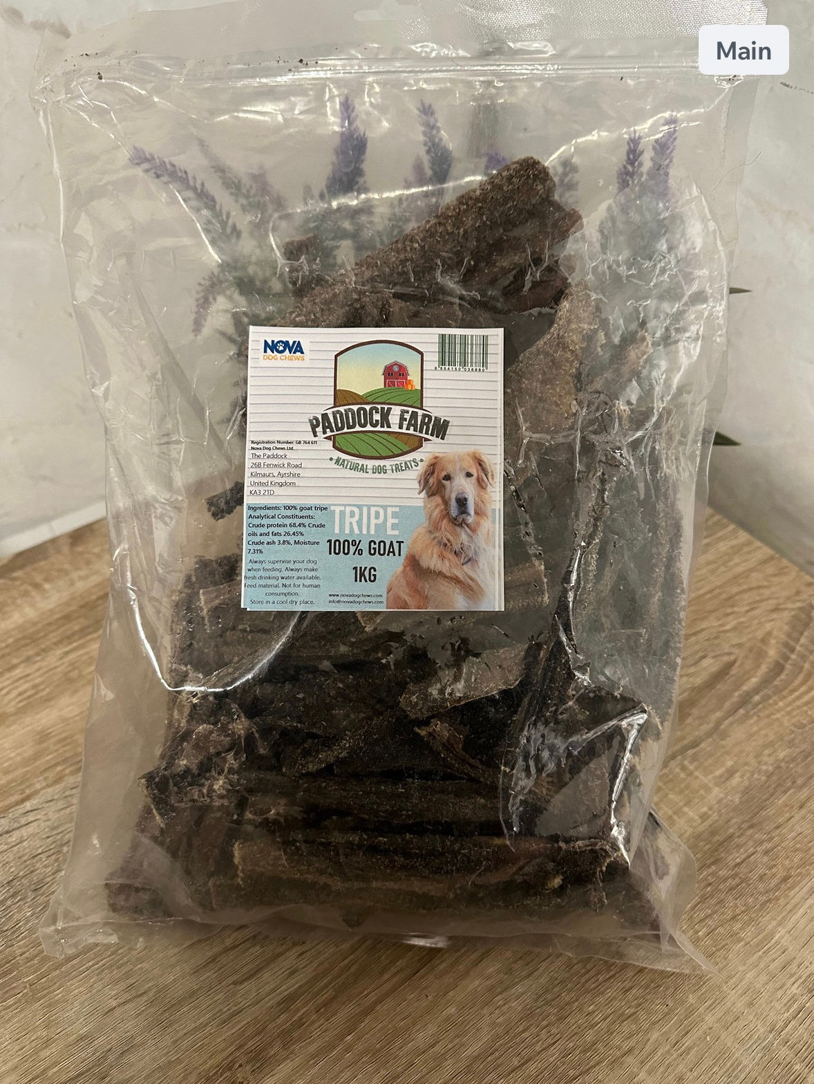 Paddock Farm Goat Tripe Sticks 1kg 