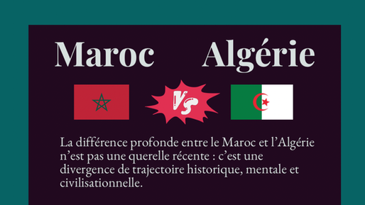 La différence entre l'algérie et le Maroc
