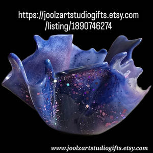 Sculptural Art Bowls & Artistic Suncatchers