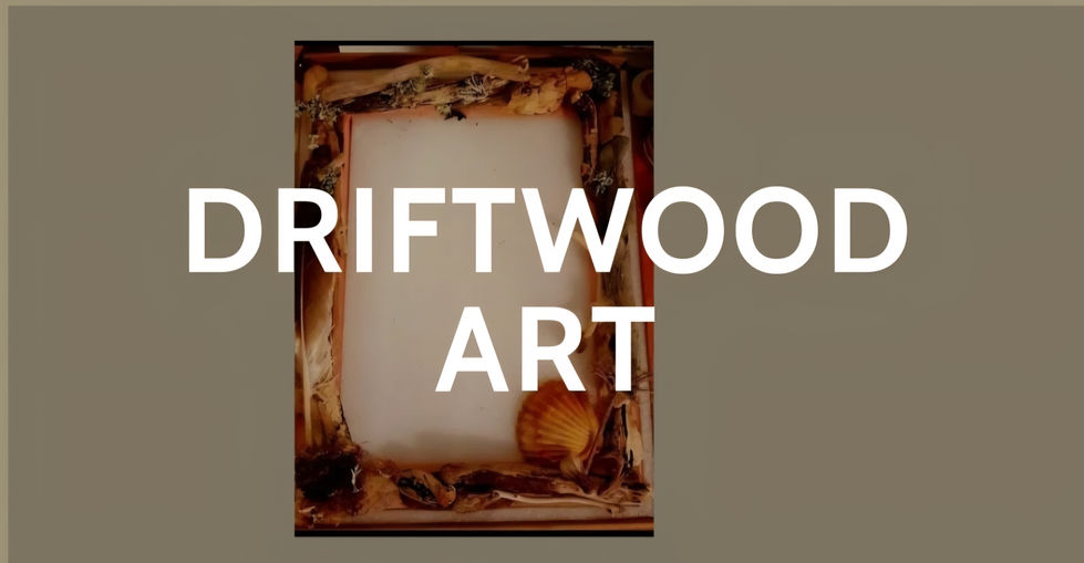 Driftwood Art Mirror created by Joolz