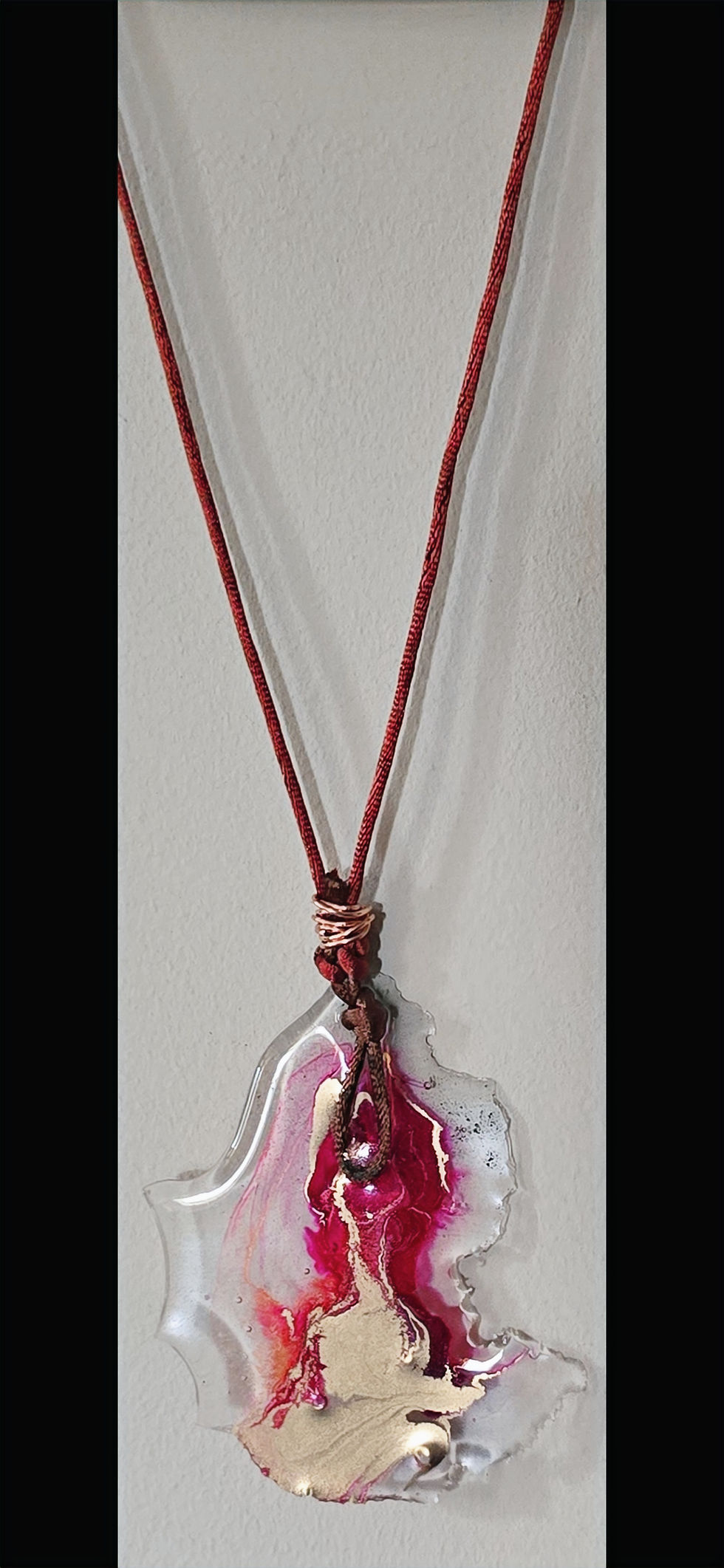 Statement Jewellery Red Pendant Necklace