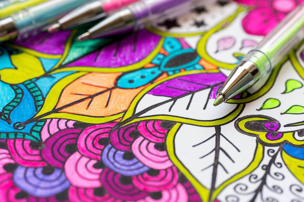 Adult Coloring at 38 West Workspace