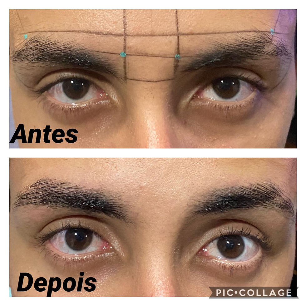 Design de Sobrancelha Masculino