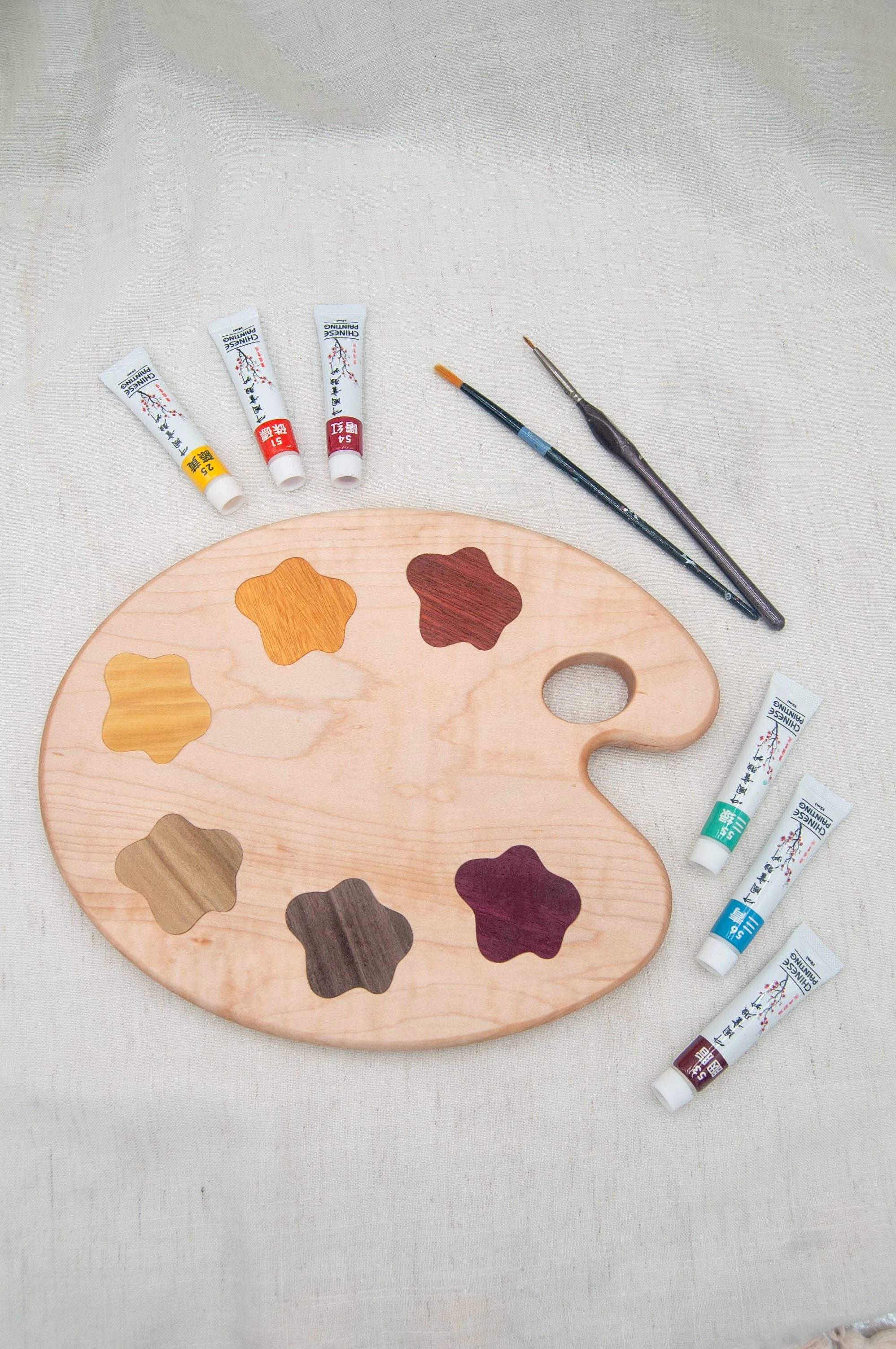 Paint Palette Cutting+ Serving Board