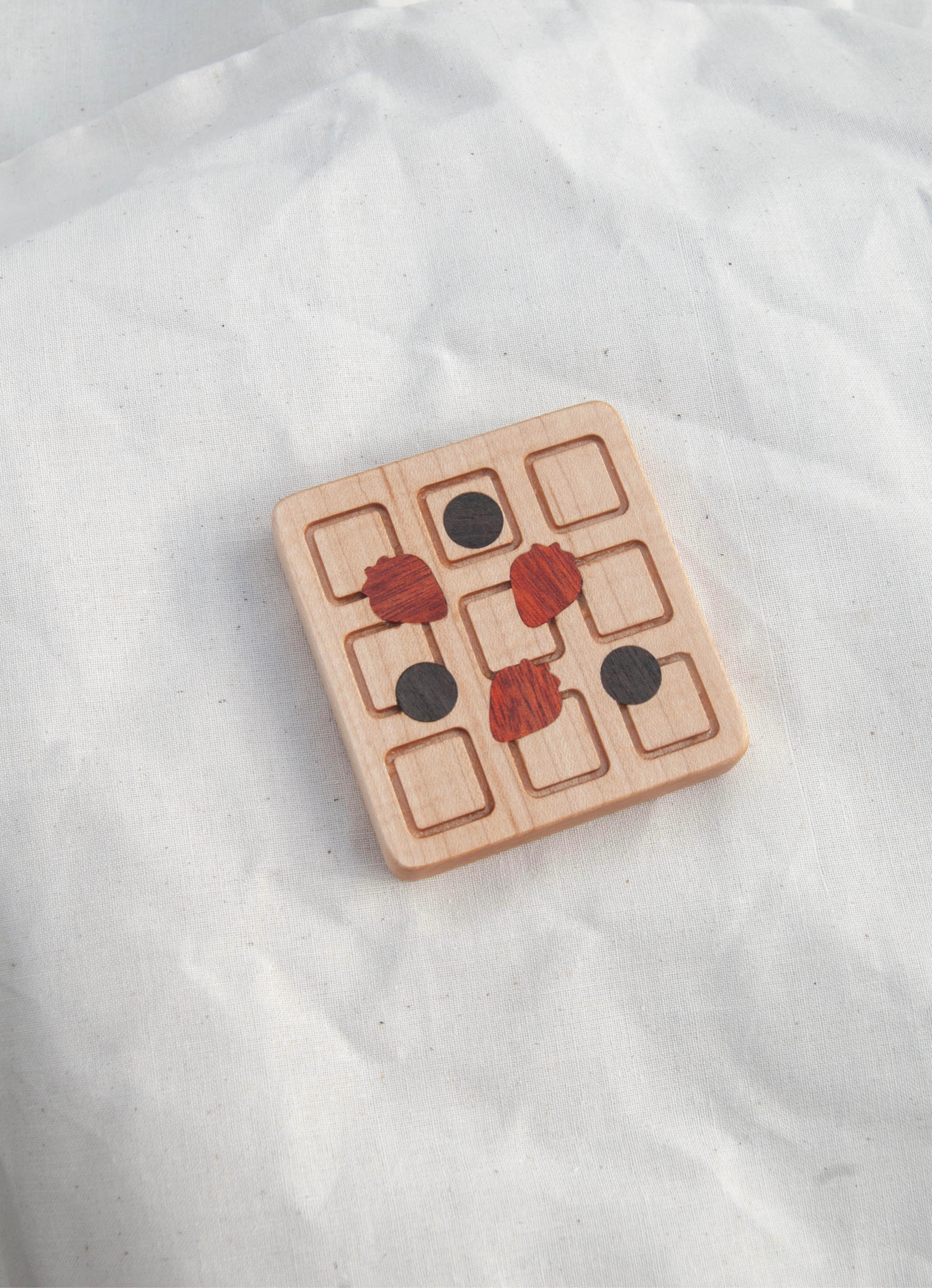 Strawberry + Blueberry Topped Waffle (Choose Ornament or Magnet)