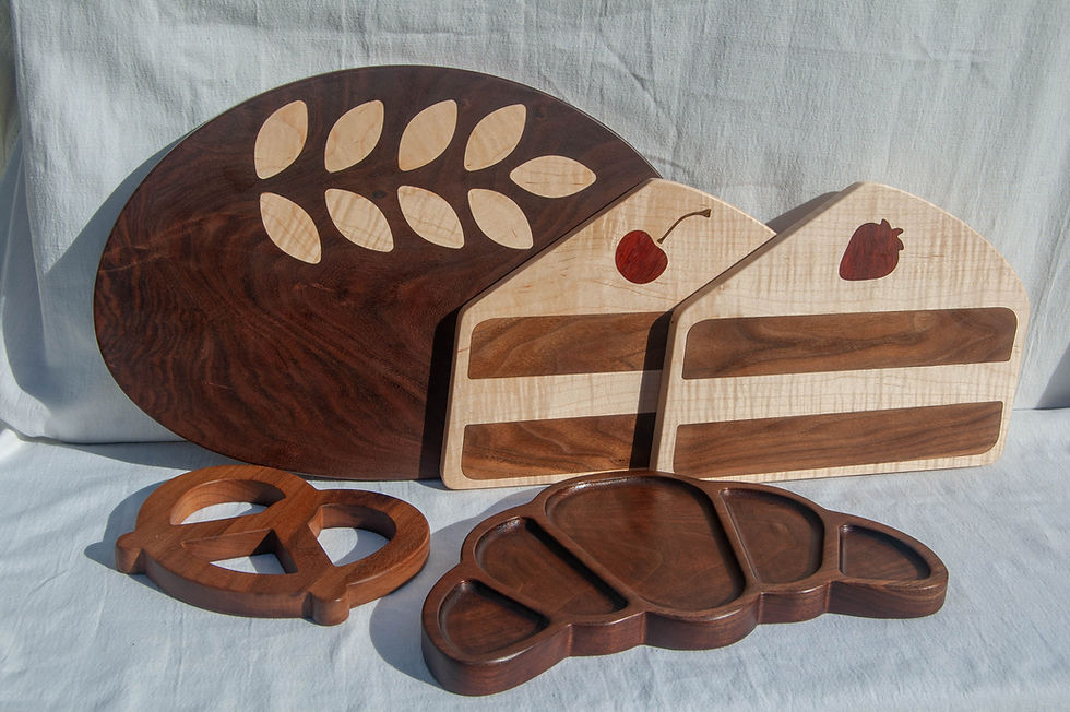 Thumbnail: Cherry Cake Slice Cutting + Serving Board