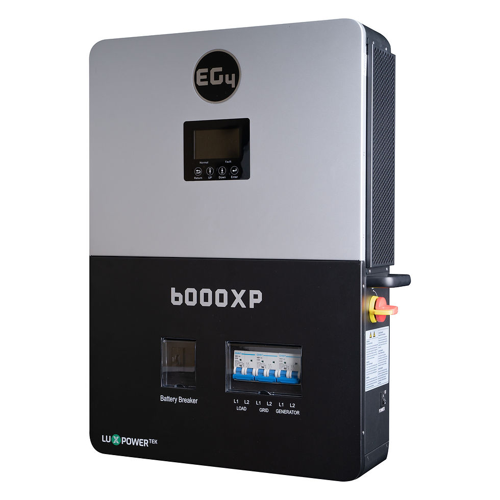 Miniatura: INVERSOR FUERA DE RED / 6KW, 48VDC-120/240VAC / WiFi / EG4 / GARANTÍA 5 AÑOS