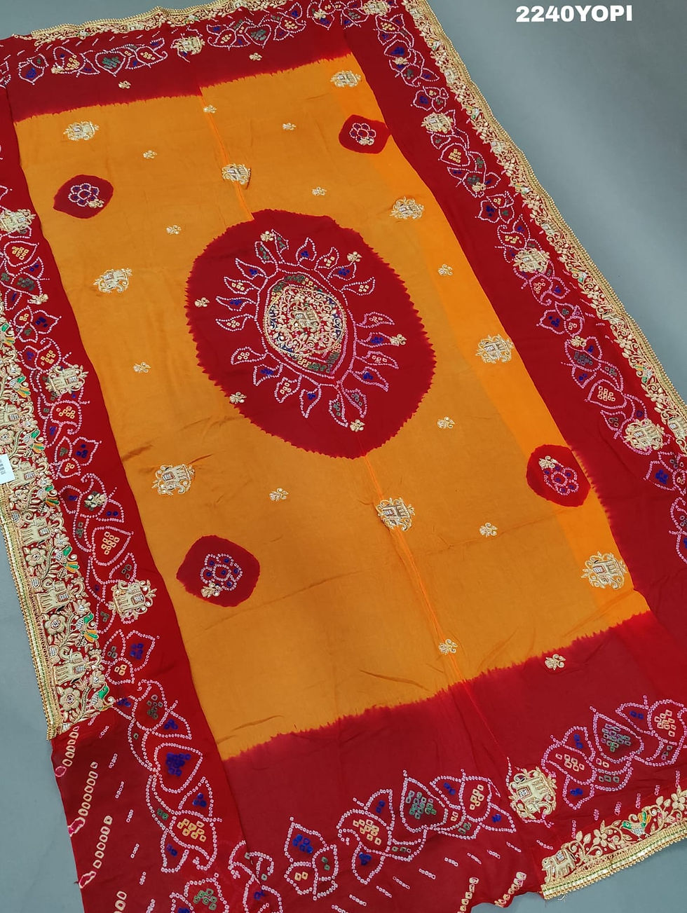 Thumbnail: New Zardoji Pure Ojariya Marwadi Odhna Chunri 🤩🤩🤩🤩🤩🤩🤩
Fabric