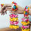 Thumbnail: Multicolor Floral Fiesta Bridal Haldi Mehndi Jewellery Set with Kaliras