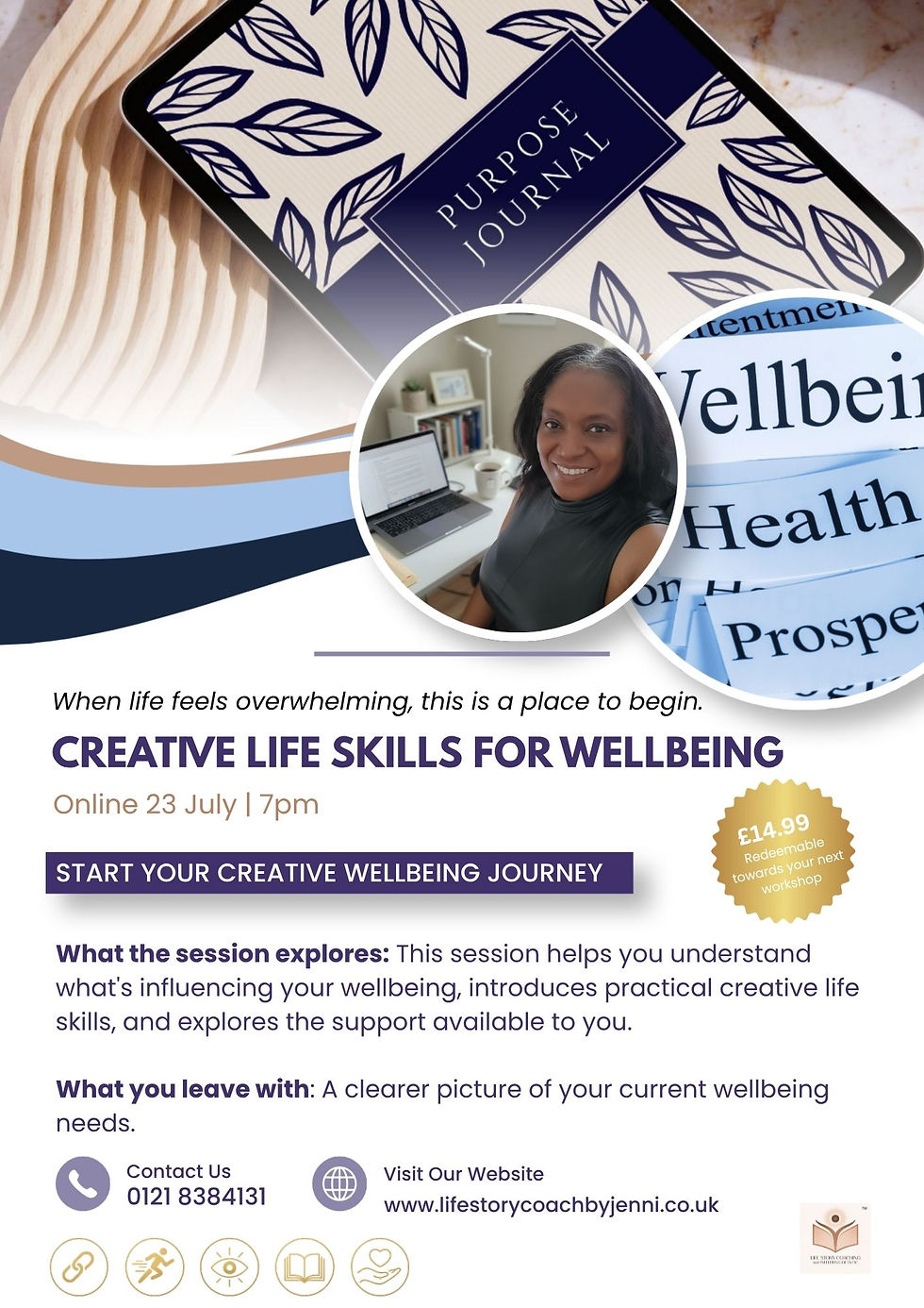 Creative Life Skills for Wellbeing Session