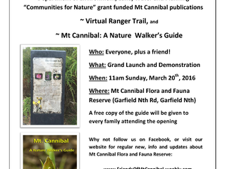 Mt Cannibal Nature Walker's Guide Launch Event