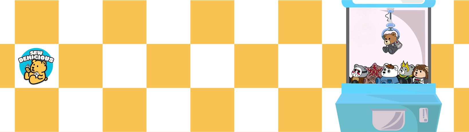 Varity of Pin options within a claw machine