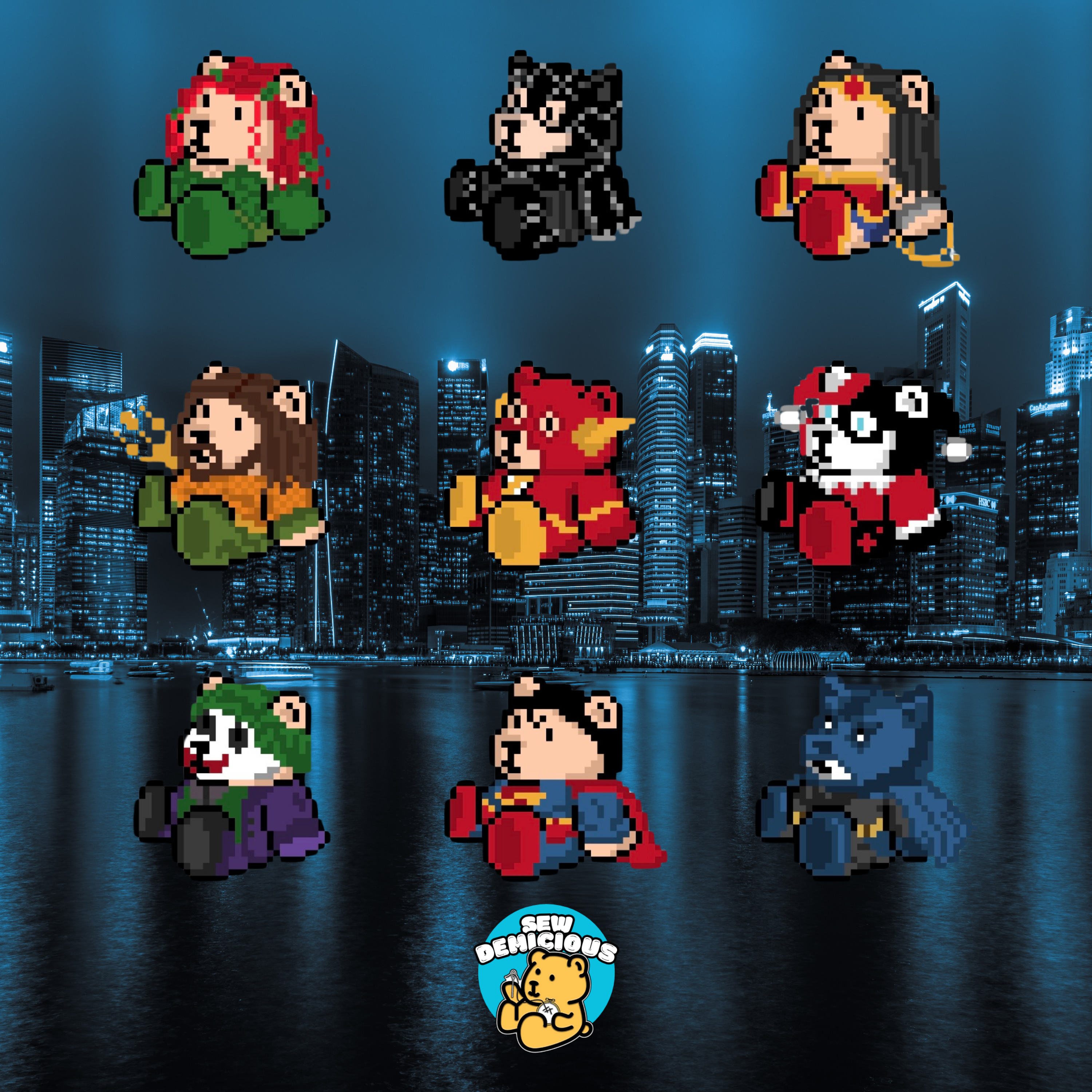 Demi Comic's Cross-Stitch Kits