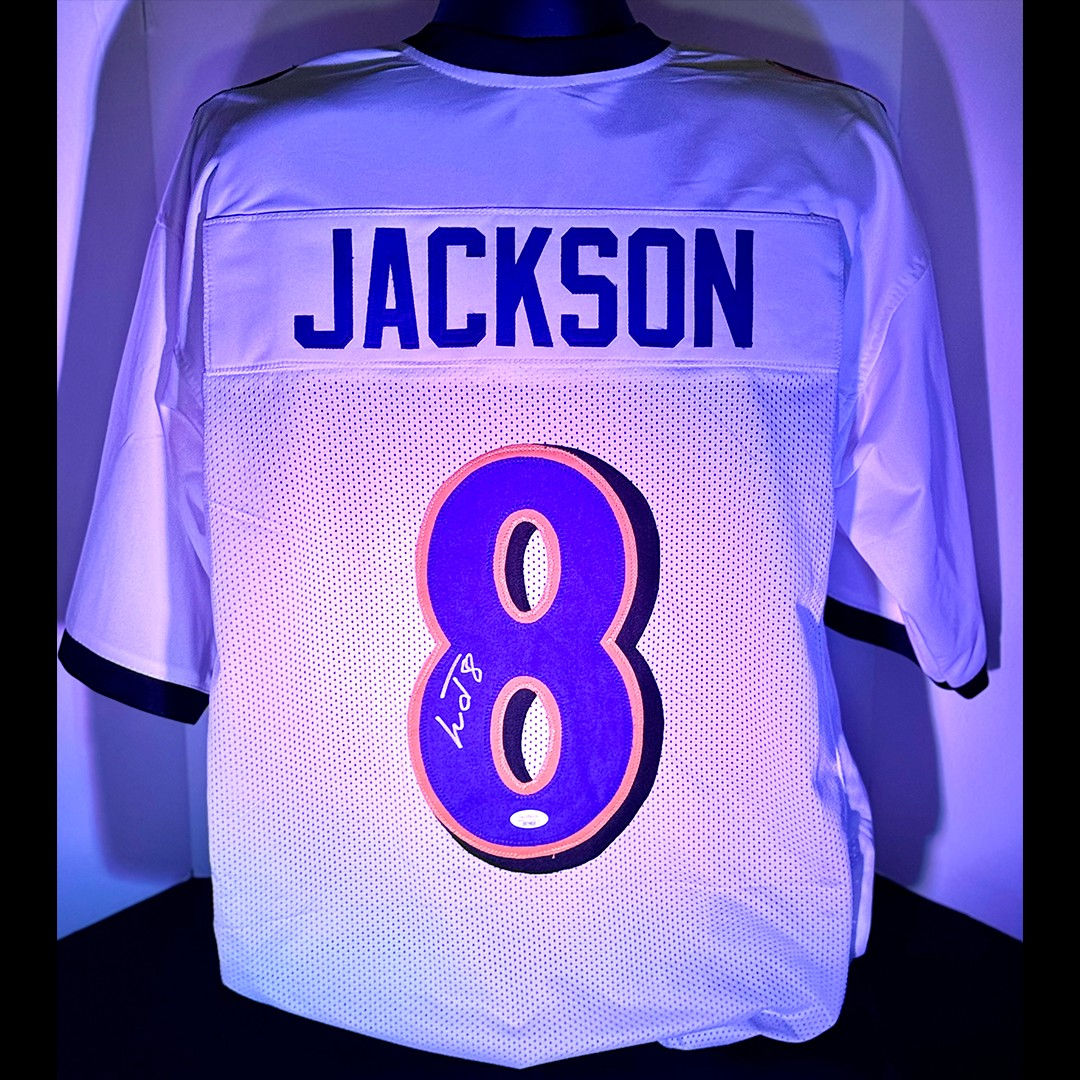 Lamar Jackson Autographed Baltimore Ravens (Away) Jersey