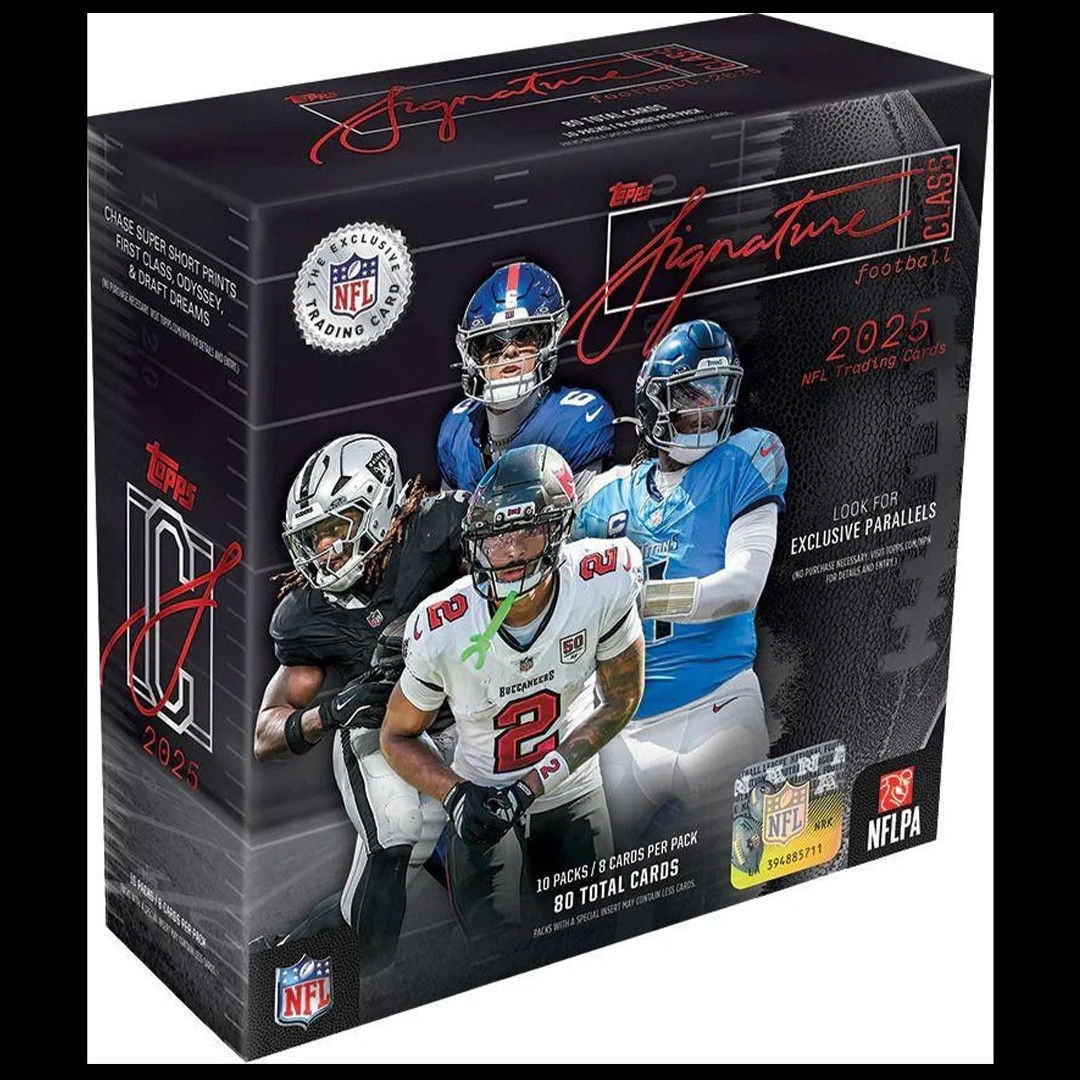 2025 Topps Signature Class NFL Football Factory Sealed Megas