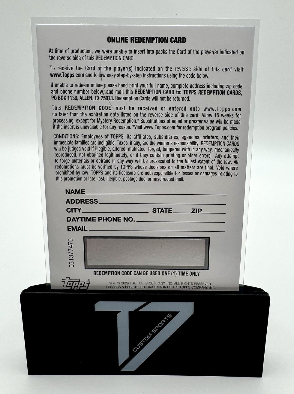 Thumbnail: 2026 Topps Disney Chrome Miley Cyrus/Hannah Montana Auto Redemption Card!