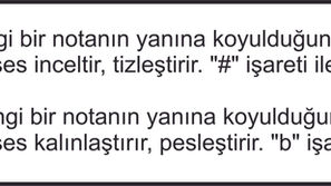 Diyez ve Bemol Nedir?