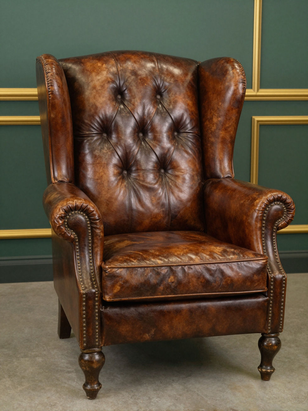 Leather Chair Refurbished