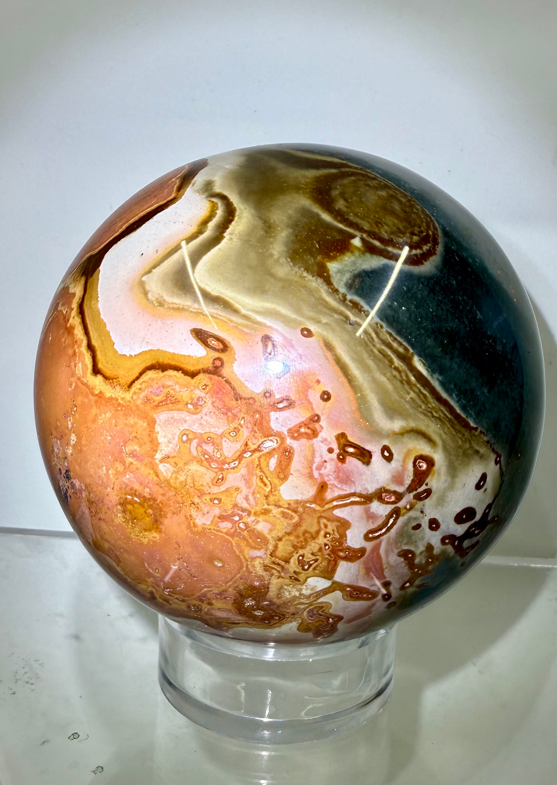 Polychrome Jasper Sphere