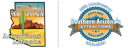 SAAA and Arizona Attractions logo combination