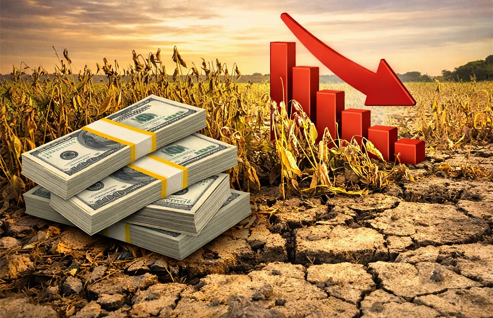 Sequía histórica y lluvias excesivas complican la cosecha de verano