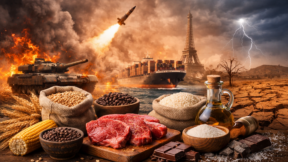 Mercados globales en tensión: la guerra reconfigura el valor de los alimentos y materias primas