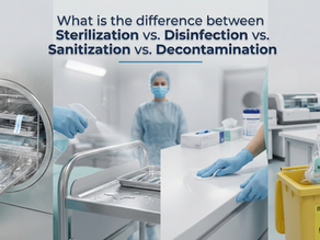 The Definitive Guide to "The Big Four": Sterilization vs. Disinfection vs. Sanitization vs. Decontamination