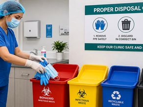 Best Practices for Safe Disposal of Medical PPE in Clinics