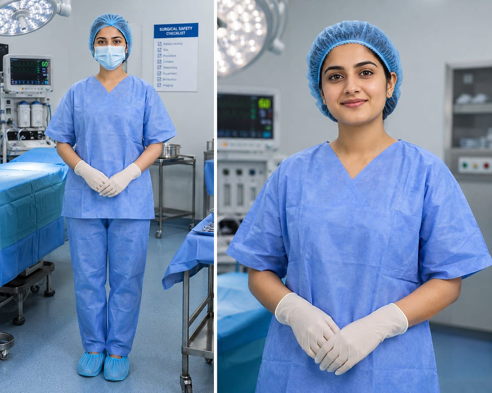 Thumbnail: STERILE DISPOSABLE SCRUBS - PACK 10 SETS