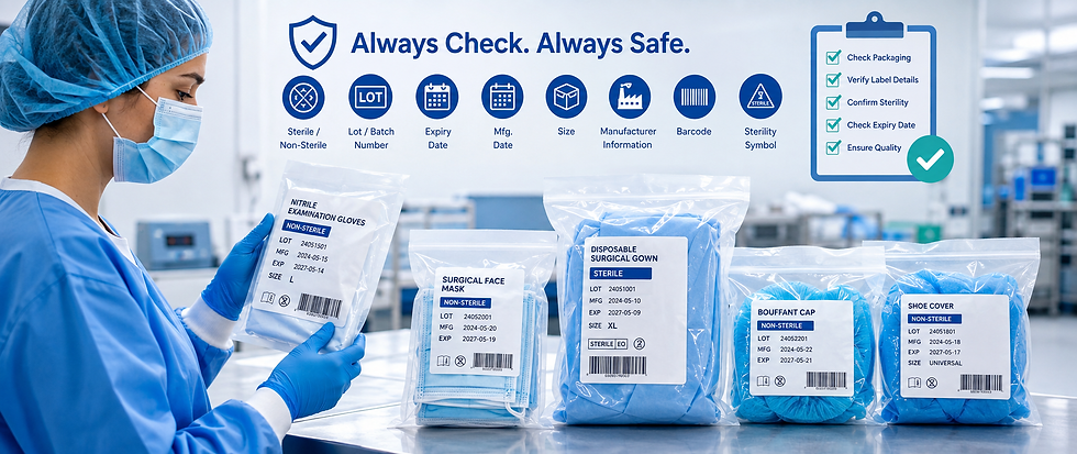 PPE Packaging & Sterility: What Packaging Labels Should Tell You